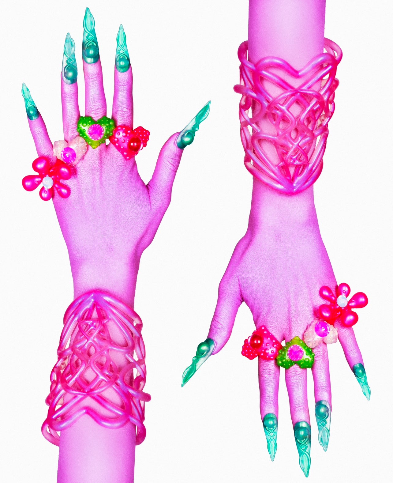 SHOOT RESIN PRINTED NAIL SET