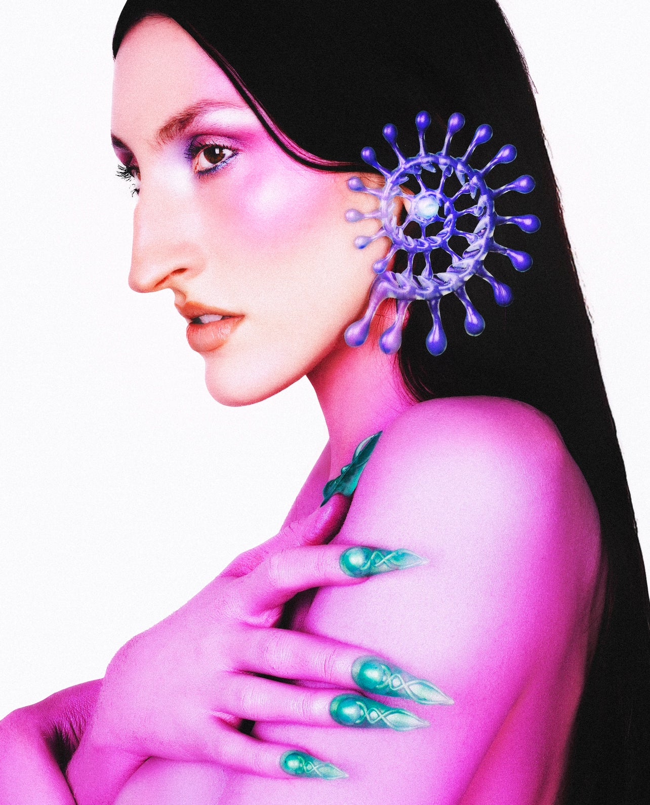 SHOOT RESIN PRINTED NAIL SET