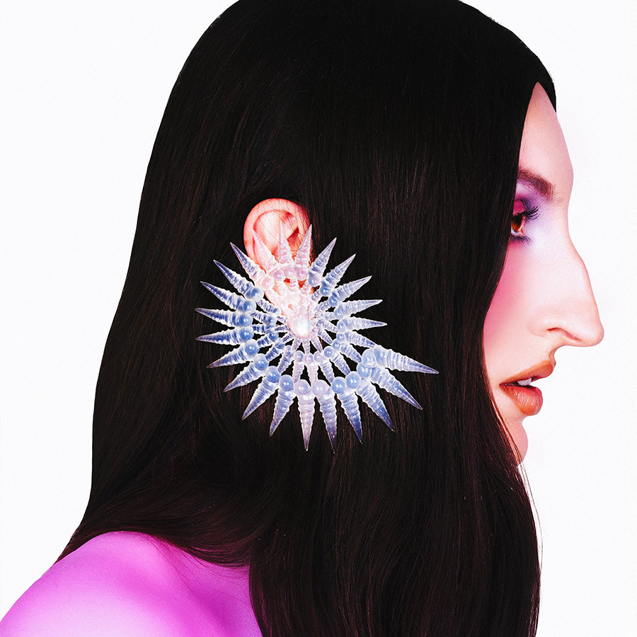 WING SPIRAL EARRING SET