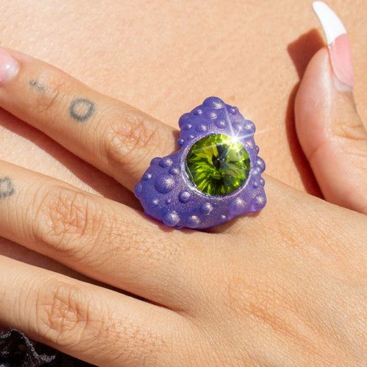PURPLE BUBBLE RING